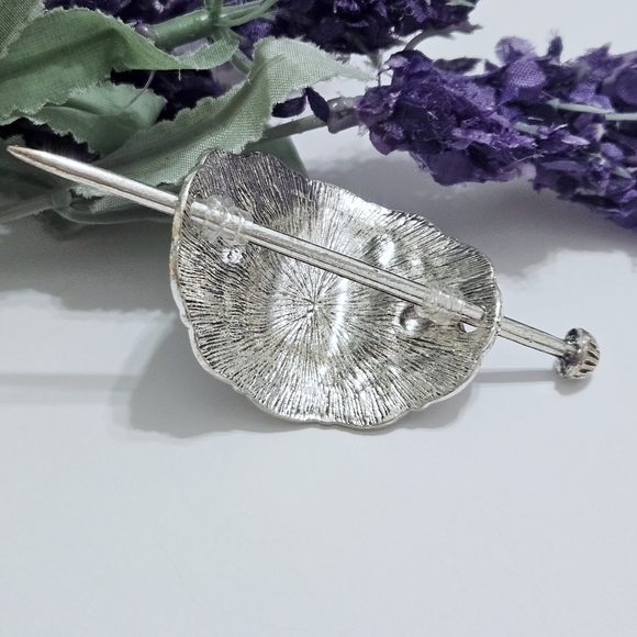 Southwest Turquoise Stone Ponytail Holder - Picture 3 of 5